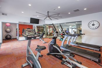 Fitness Center With Modern Equipment at The Parc at Briargate, Colorado